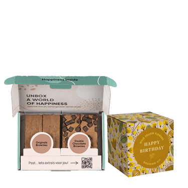 Voordeelcadeau: 'Happy Birthday' growing kit & Brownies