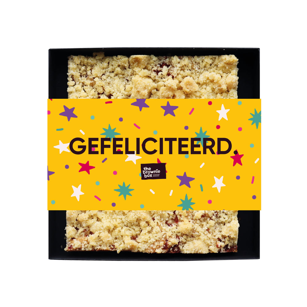 Gefeliciteerd Brownie XL