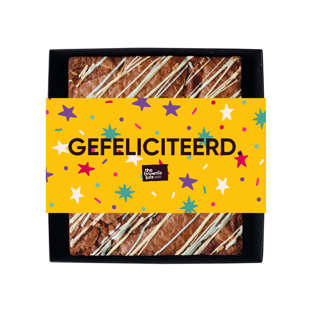 Gefeliciteerd Brownie XL