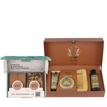 Voordeelcadeau: Luxe verwenpakket voor mannen & Brownies