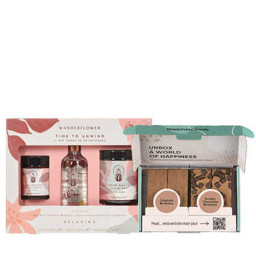 Tijd om te ontspannen - giftset en brownies