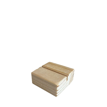 Houten kaartjeshouder