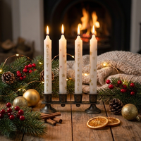 Merry Christmas kaarsen | 4 stuks