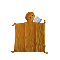 Hydrofiele knuffel leeuw Okergeel & Brownies