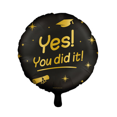 Yes you did it ballon op witte achtergrond