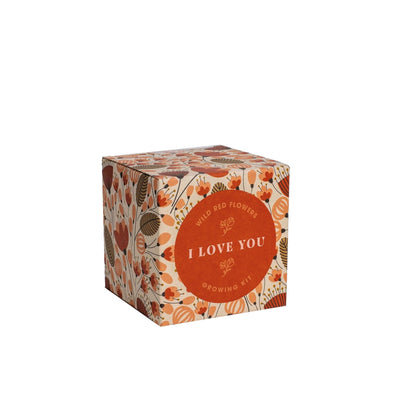 I love you growing kit op witte achtergrond