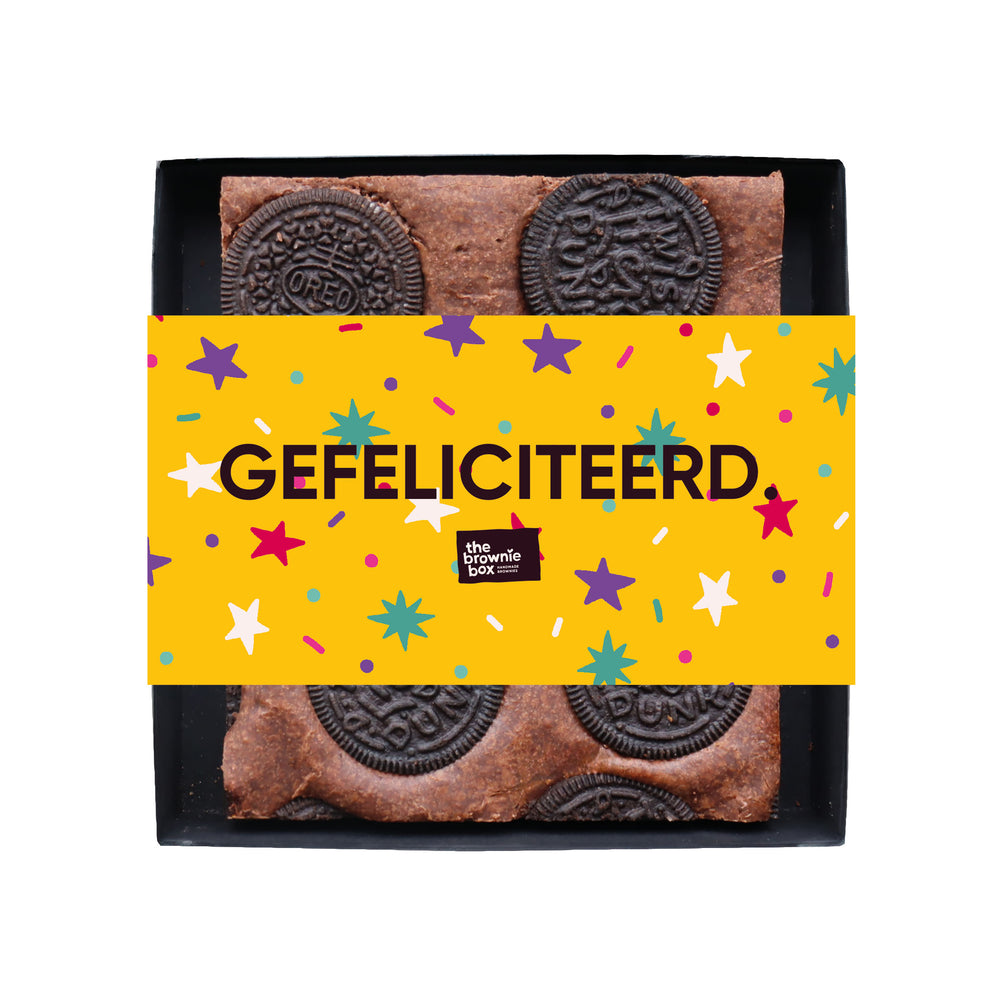 Gefeliciteerd Brownie XL