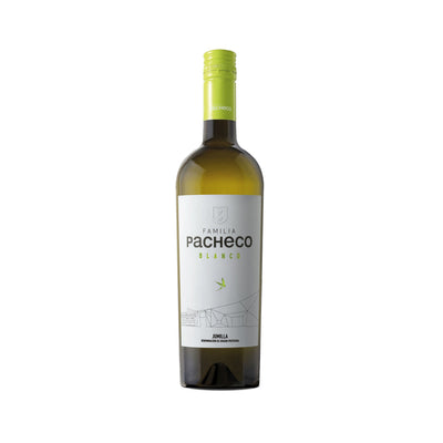 Fles witte wijn Pacheco