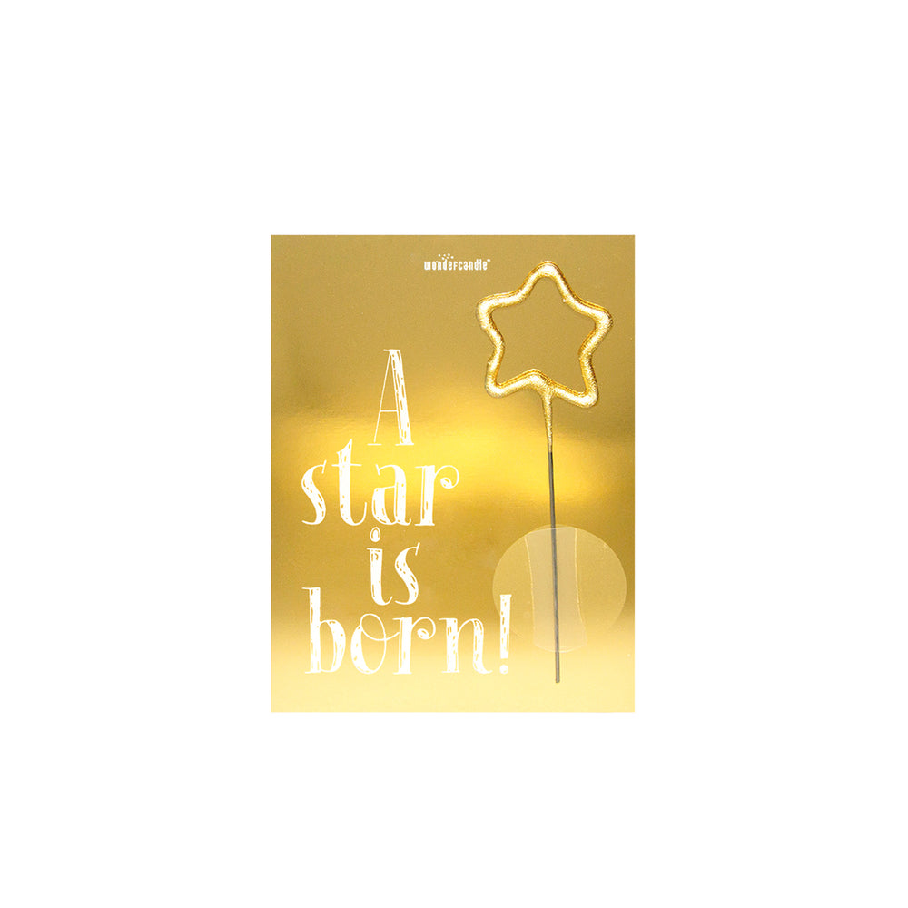 A star is born kaars op witte achtergrond