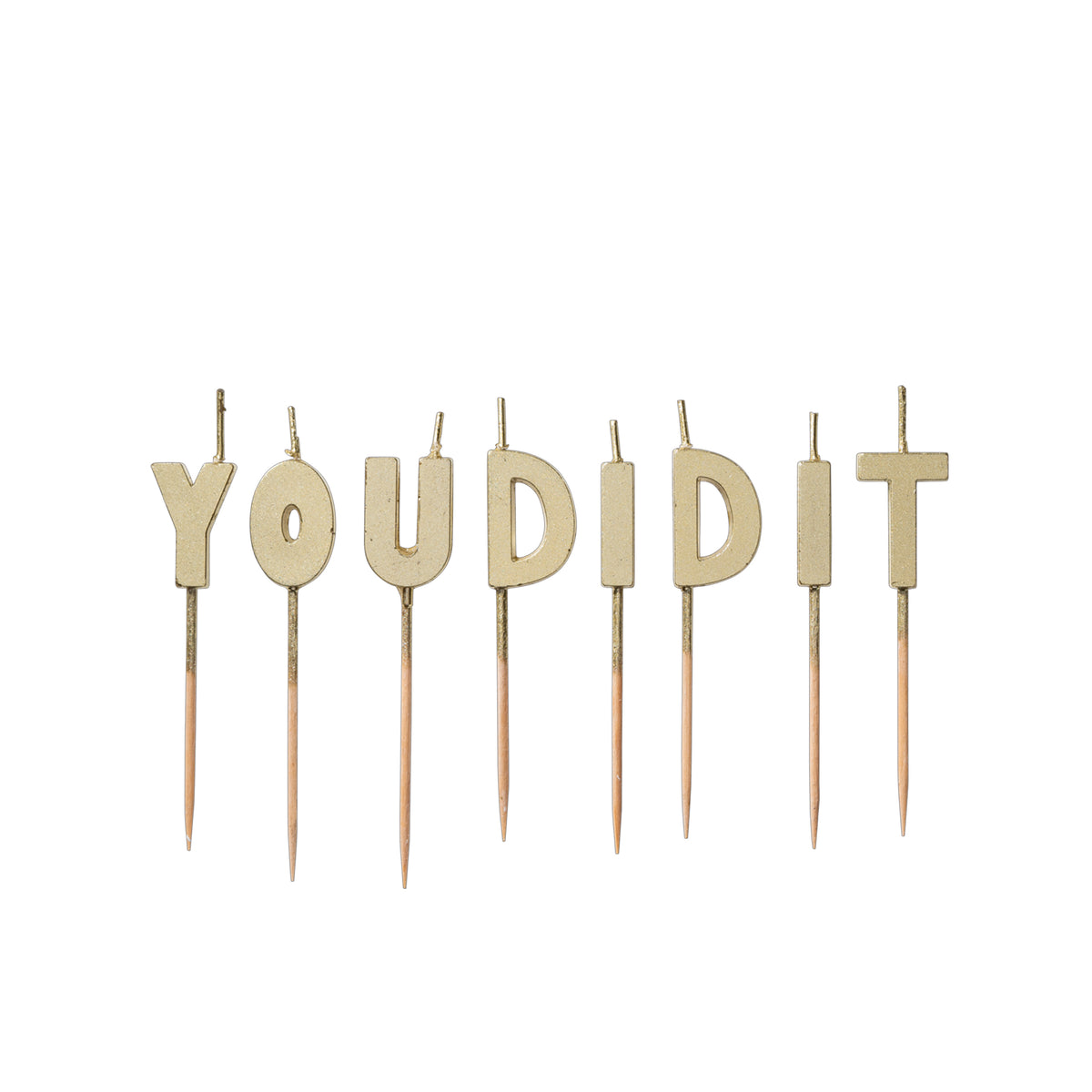 You did it kaarsjes op witte achtergrond