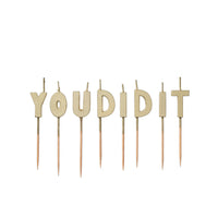 You did it kaarsjes op witte achtergrond