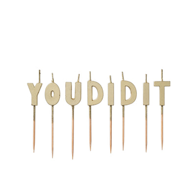 You did it kaarsjes op witte achtergrond