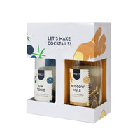 cocktail pakket in doos met witte achtergrond.
