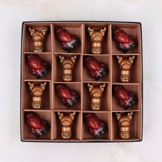 Inspiratie kerst brownie bonbons