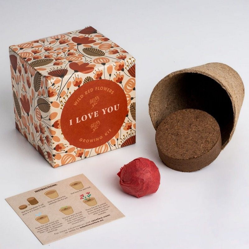 Voordeelcadeau: 'I Love You' growing kit  & Brownies
