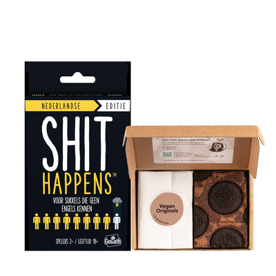 Shit Happens en brownies | Vegan