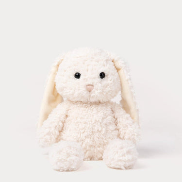 Knuffel konijn wit op een witte achtergrond