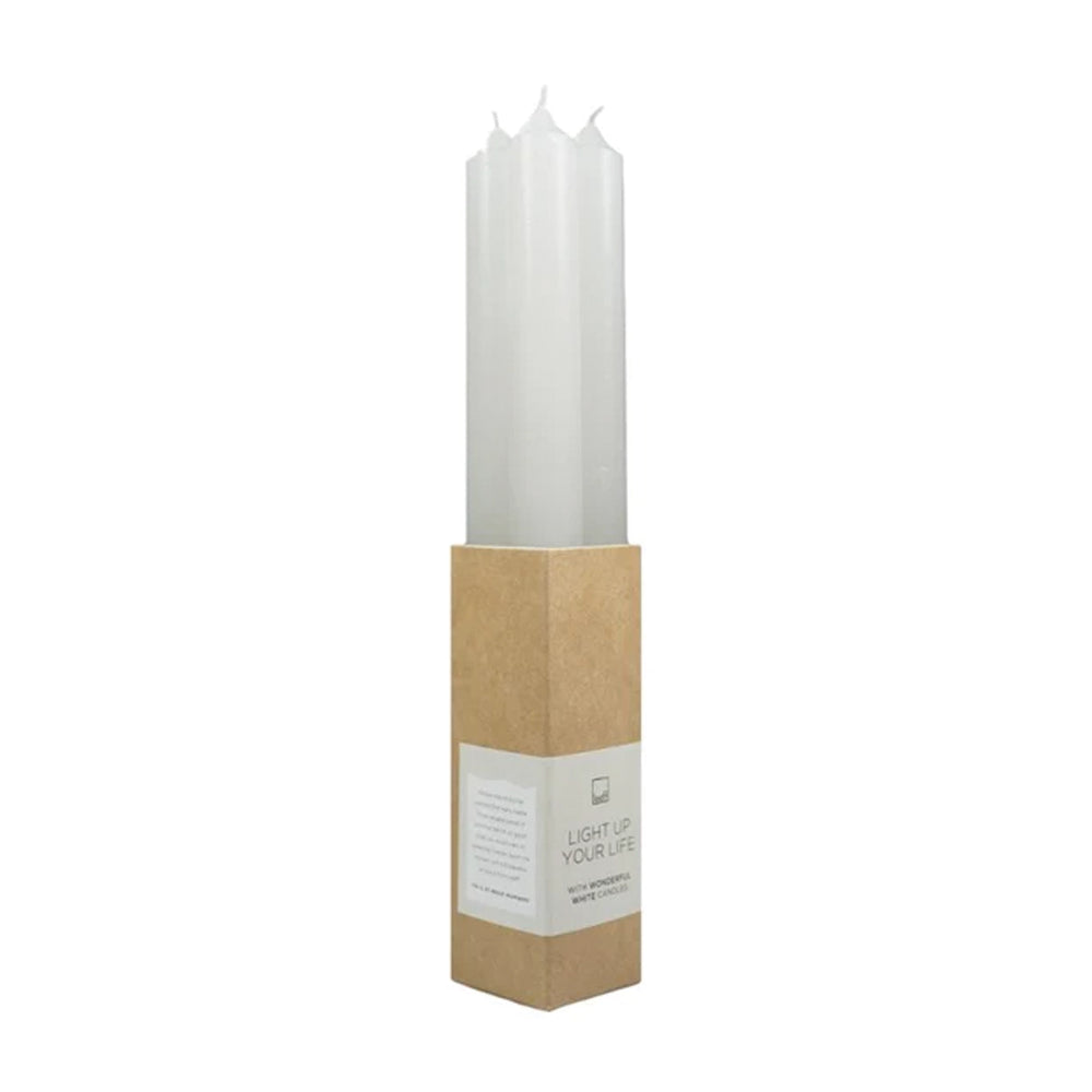 Leeff witte kaarsen | Set van 4 stuks
