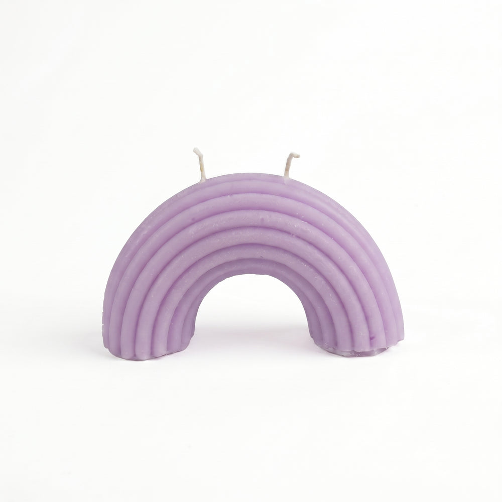 Lila regenboog kaars