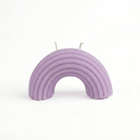 Lila regenboog kaars