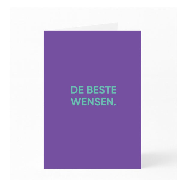 DE BESTE WENSEN.