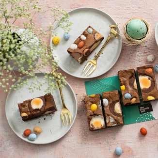 Inspiratie paasbrownie