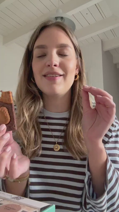 taste test van vegan speculoos brownies