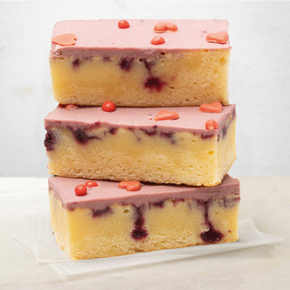 Inspiratie Raspberry blondies