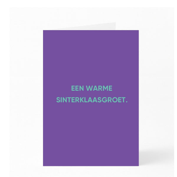 EEN WARME SINTERKLAASGROET.