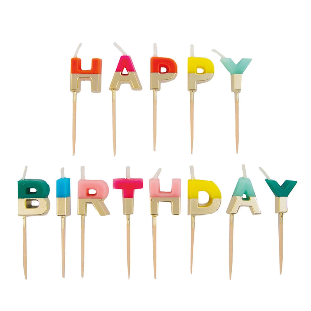 Happy Birthday letterkaarsen