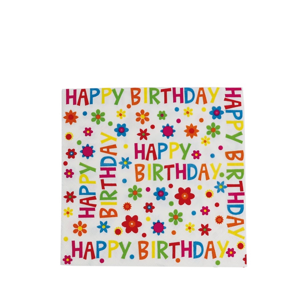 Happy Birthday servetten | 20 stuks